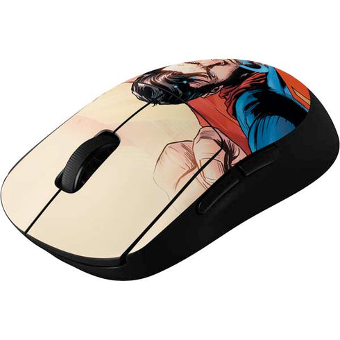 DC Comics Superman Flying Pose Action Comics #957 Art by Patch Zircher G Pro Wireless Gaming Mouse Skin